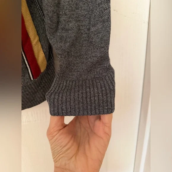 Stacy Adams Vintage Men’s Look Knit HALF Zip Pullover Sweater, Sz XL - Picture 6 of 15